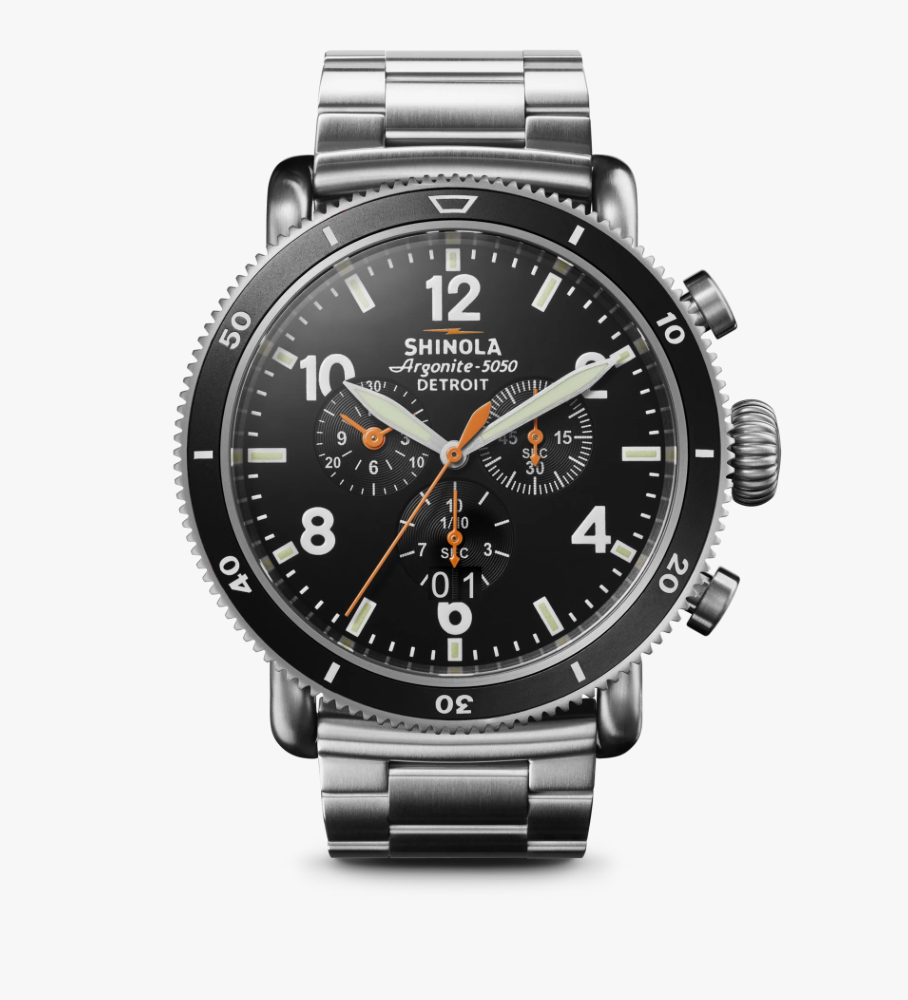 Shinola Runwell Black Blizard Watch